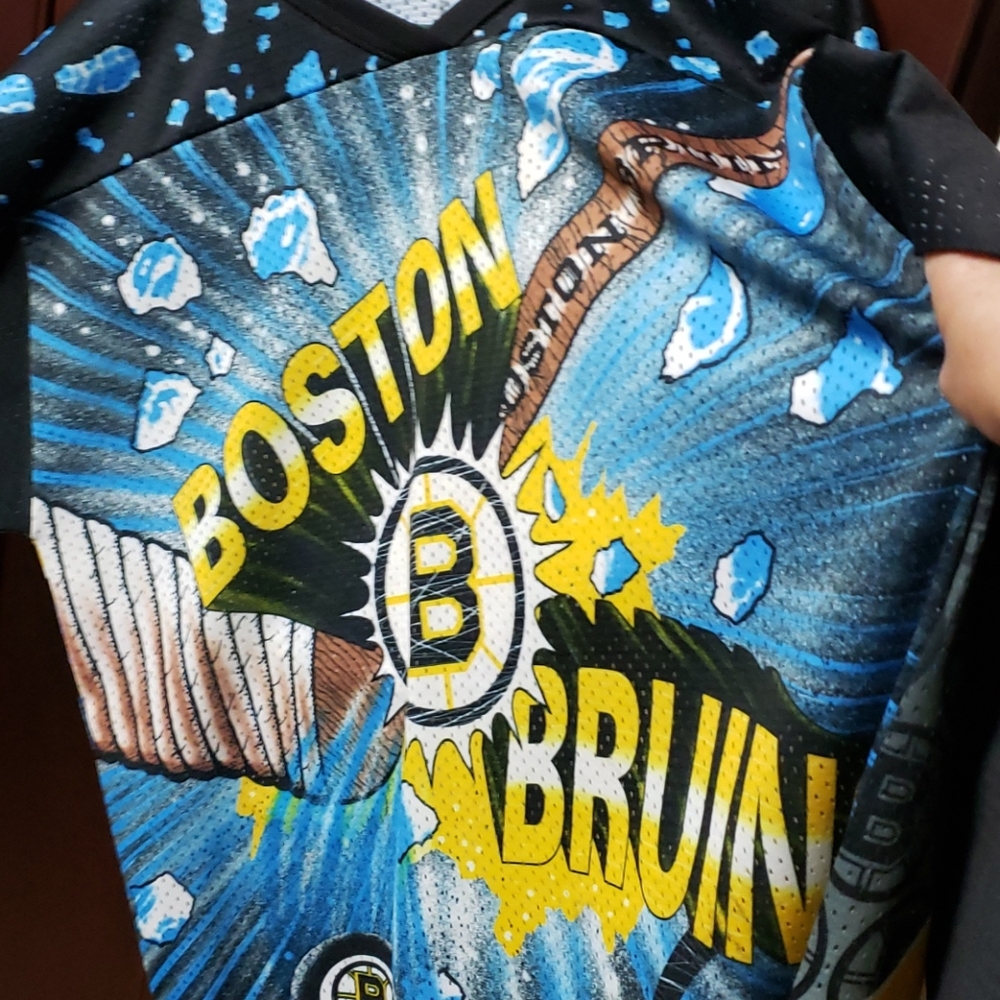 3X HOST PICK. Men's Boston Bruins 1 of a kind Jersey - Picture 3 of 6